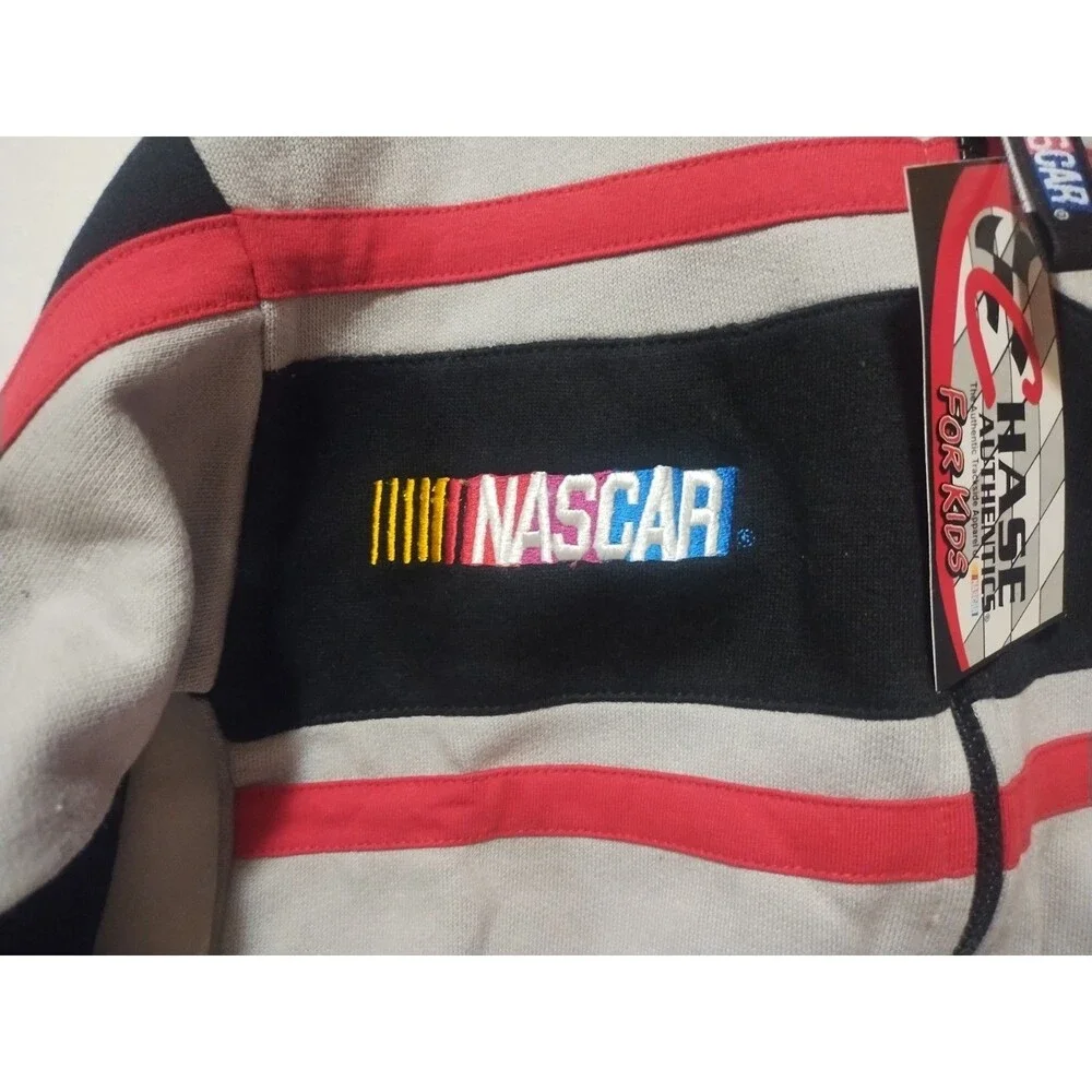 Vintage Dale Earnhardt Zip Up Sweater Youth (5/6) Chase Authentics NASCAR - NWT!